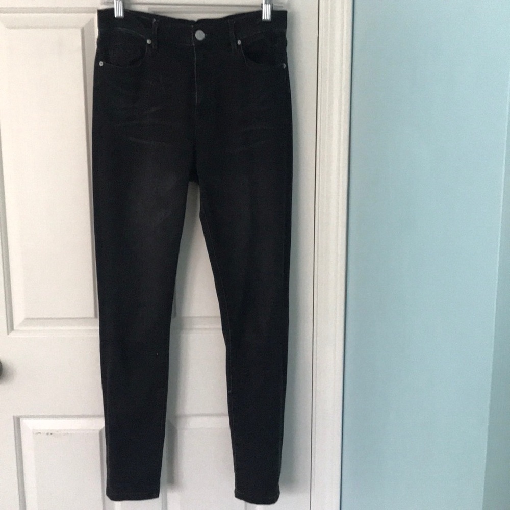 BDG Twig High Rise Skinny Jeans - Black, Size 27W